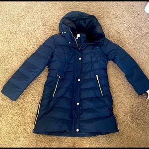Blue Michael Kors coat